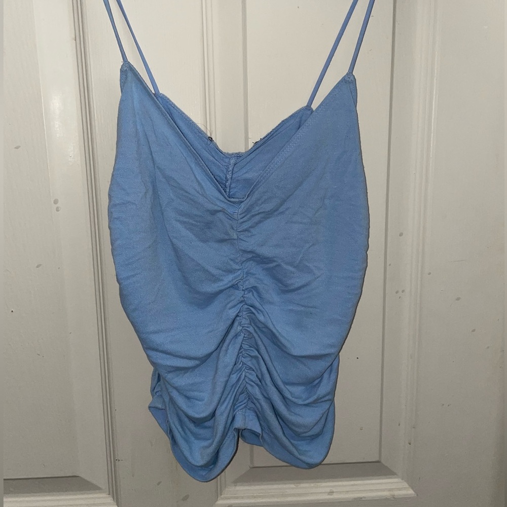 blue shirt